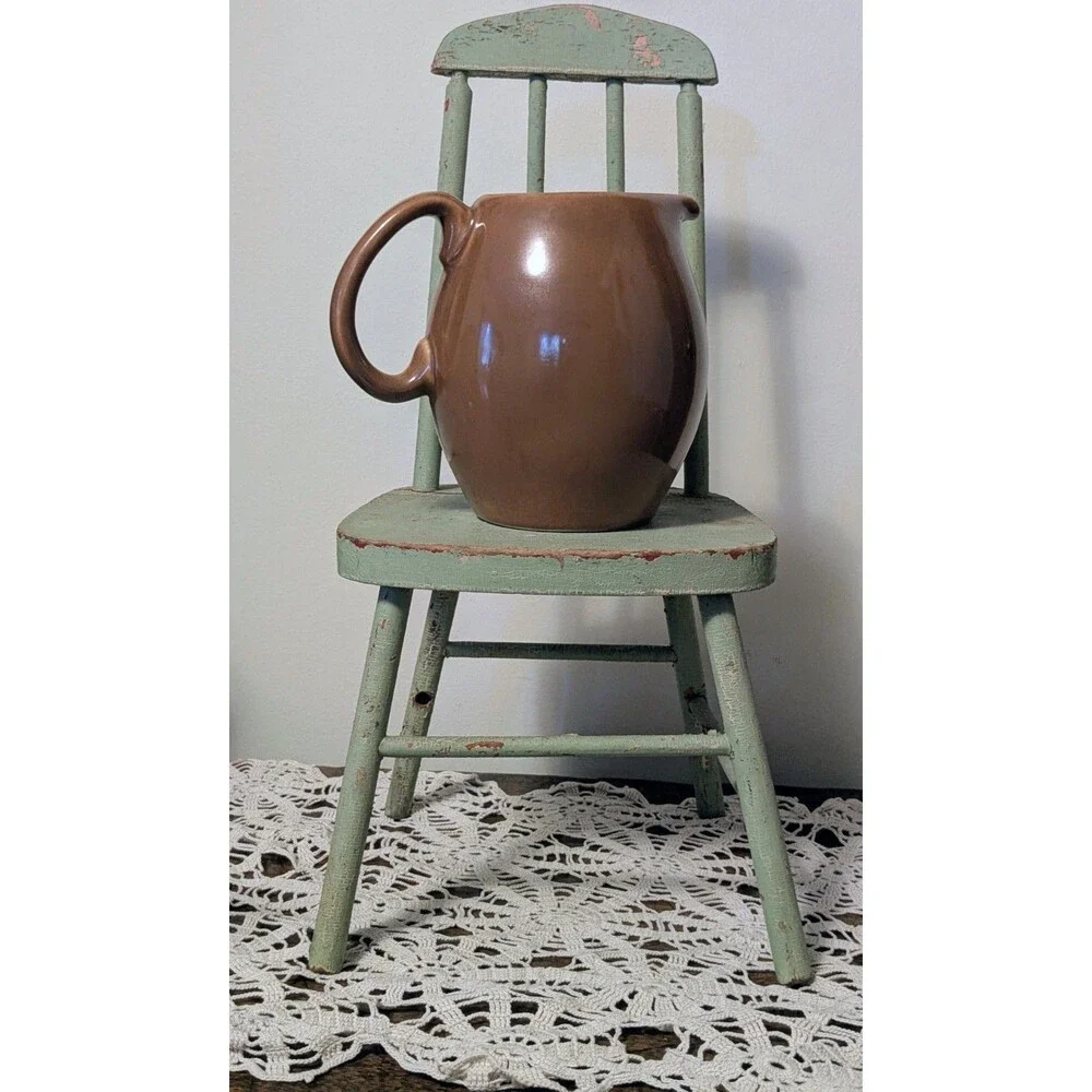 Vintage Russel Wright Iroquois Casual China Nutmeg Brown Pitcher